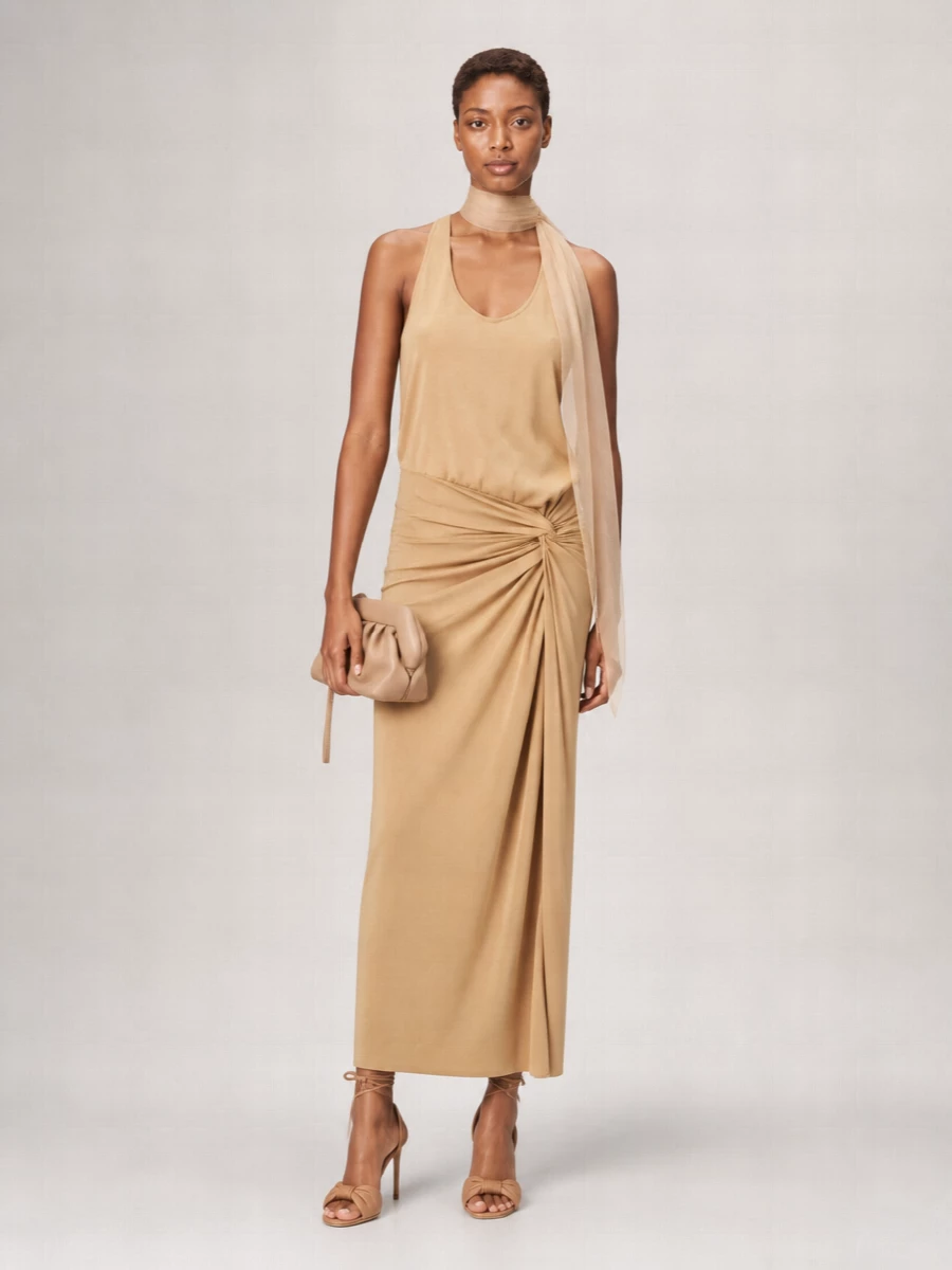 The Andamane Velvet Maxi Dress