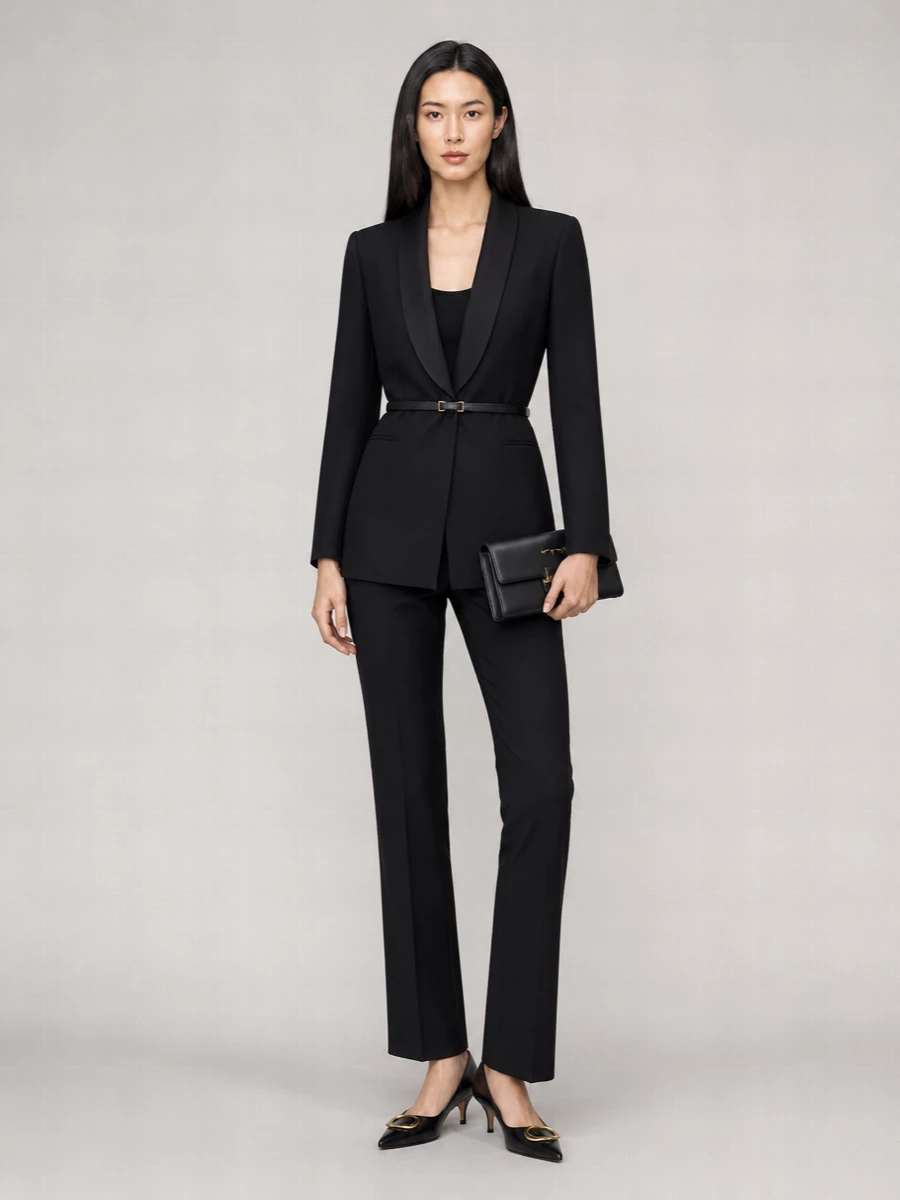 Christian Dior Silk Wool Suit Jacket