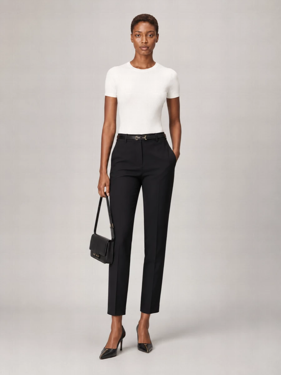 Tom Ford Aube Leather Shoulder Bag