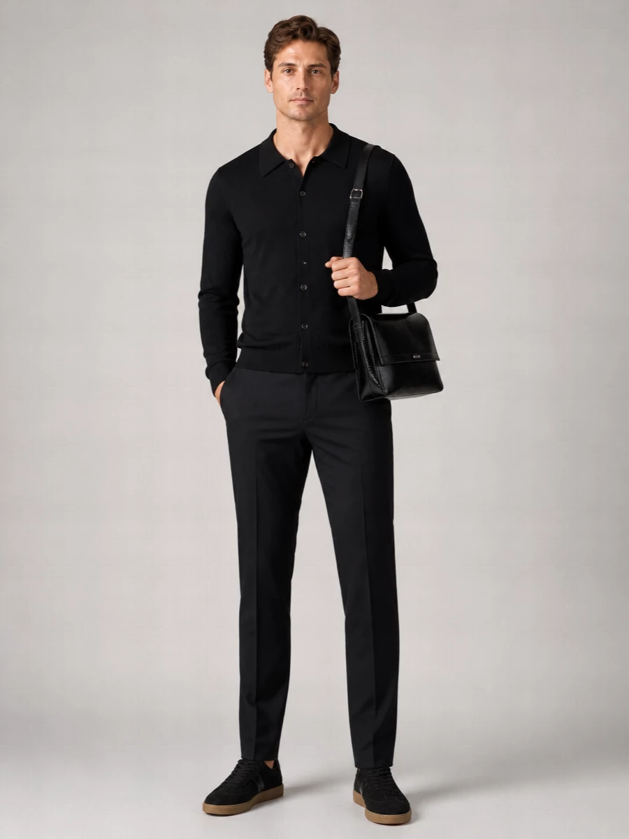 Tom Ford Leather Low-Top Sneakers