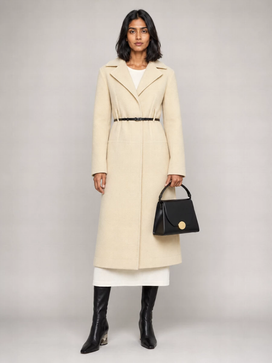 Jil Sander Virgin Wool Single-Breasted Coat
