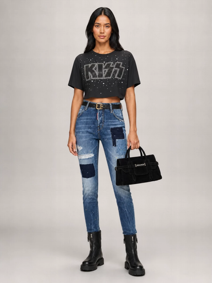 Dsquared2 Denim Cropped Jeans