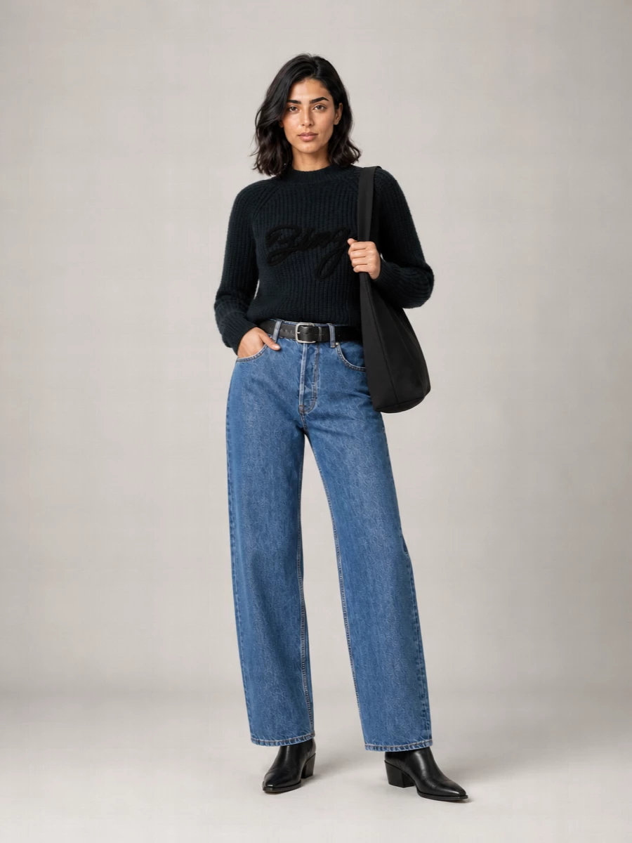 Anine Bing Straight-Leg Jeans