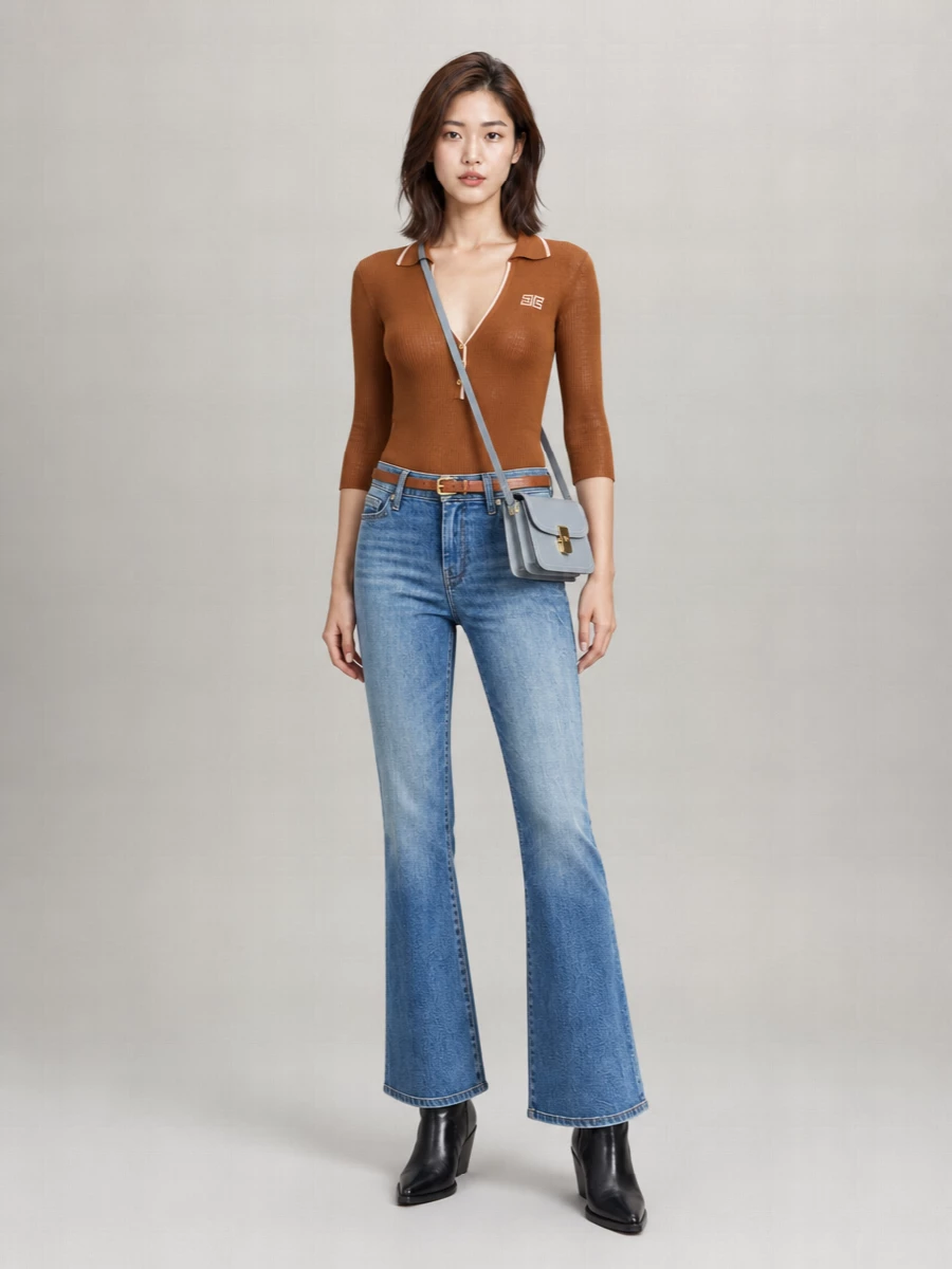 7 For All Mankind Denim Dojo Flared Jeans