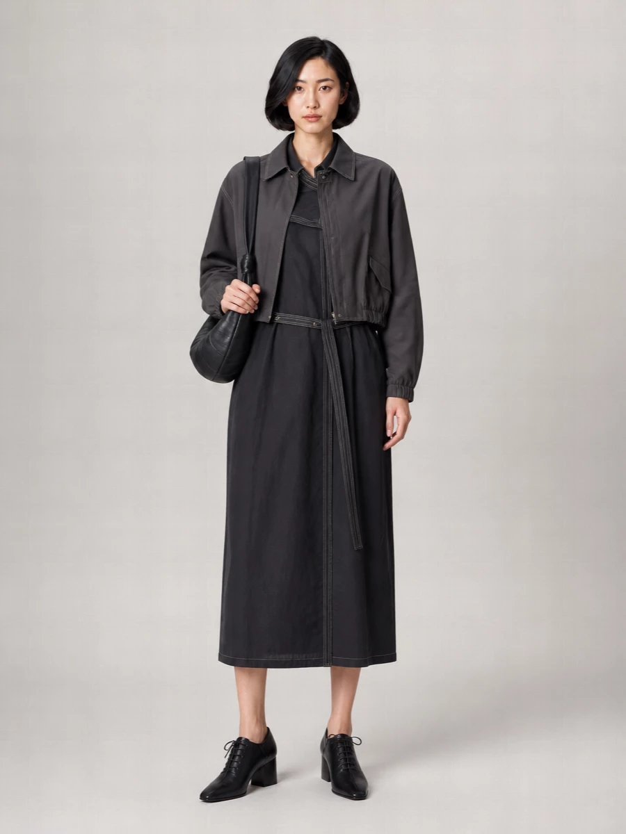 Lemaire short single-breasted coat