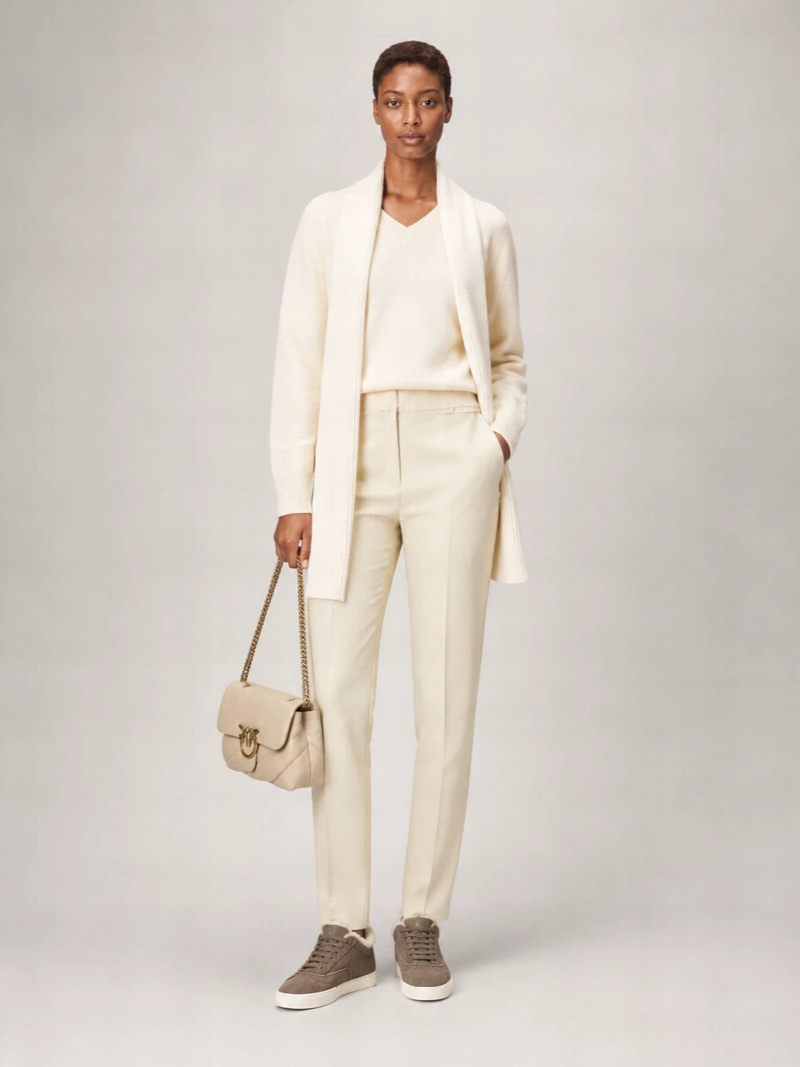 Pinko Cashmere Wool Crewneck Sweatshirt