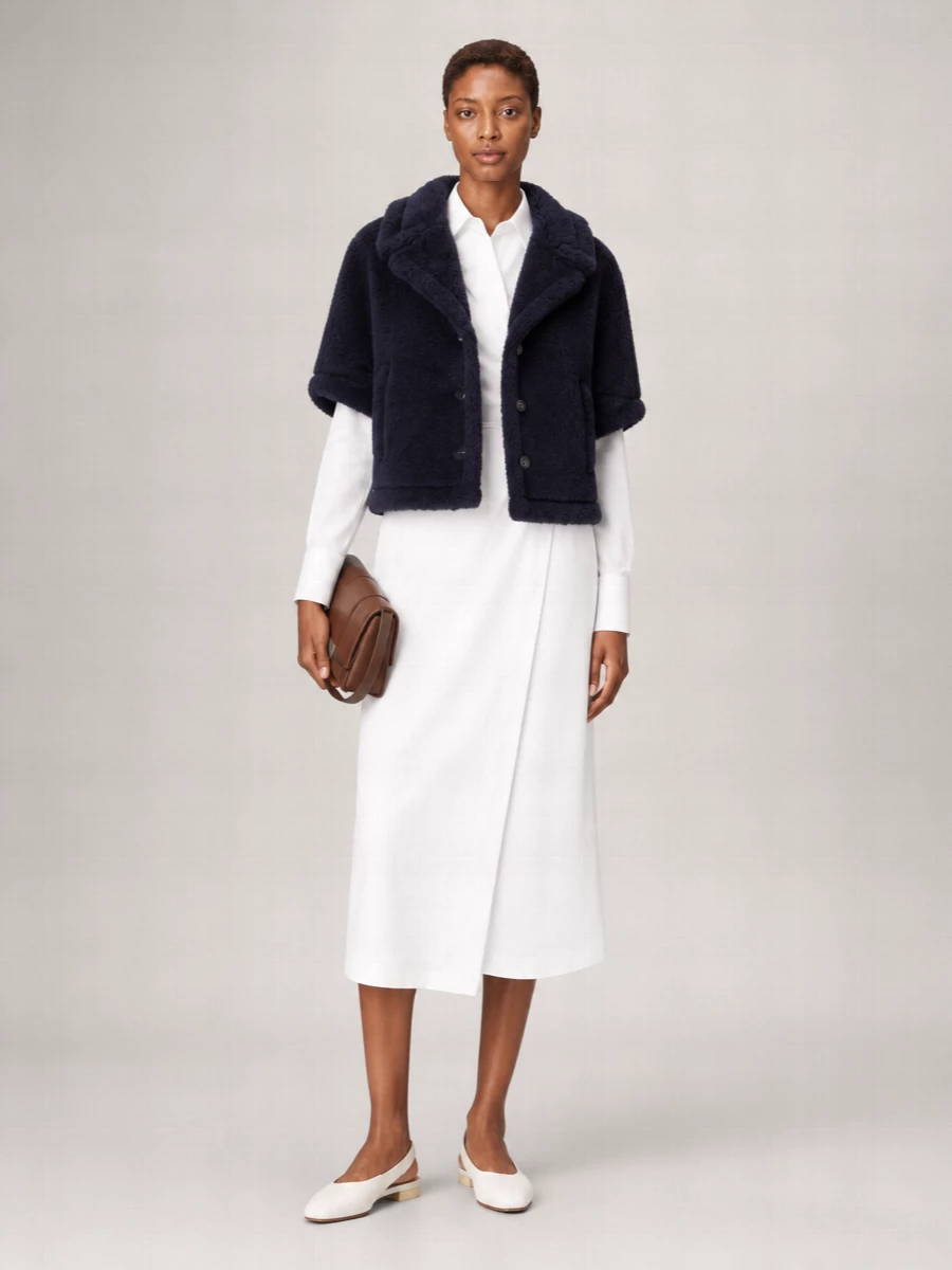 Max Mara Silk Blend Coat