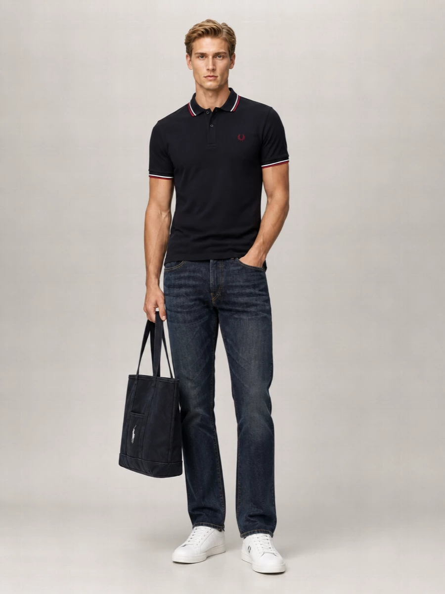 Fred Perry Cotton Piqué Polo Shirt