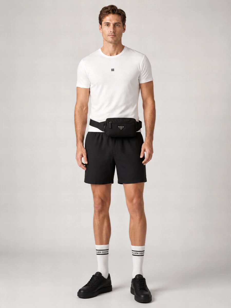 Givenchy Logo Chino Shorts