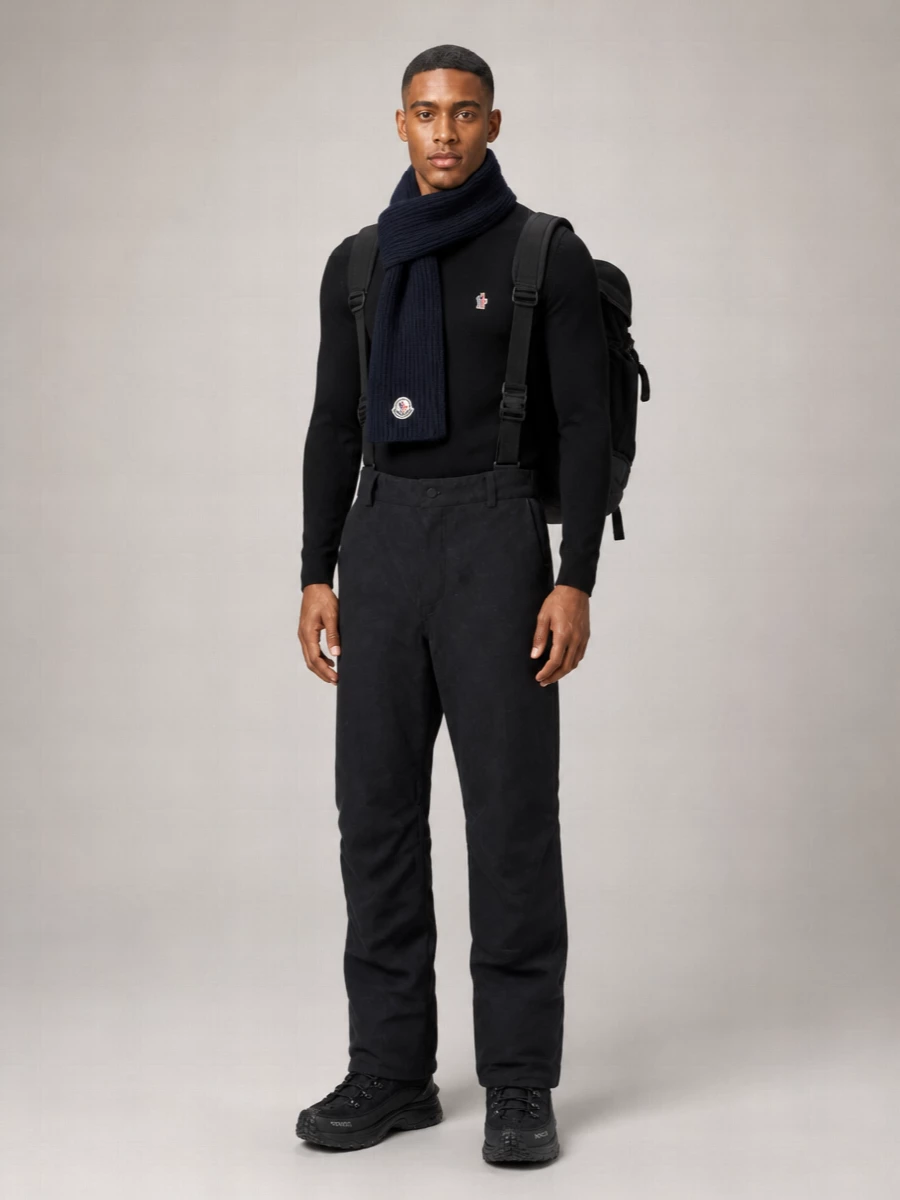 Moncler Grenoble virgin wool ski trousers