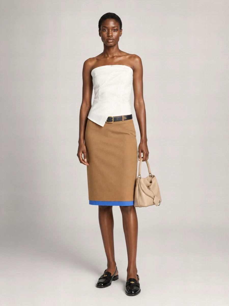 Miu Miu Camel Hair Pencil Skirt