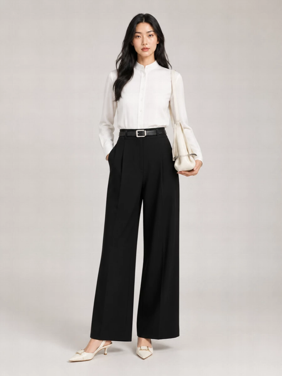 Givenchy Asymmetric Open Back Cotton Shirt
