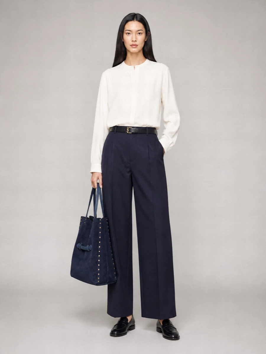 Studio Nicholson Belted Wide-Leg Trousers