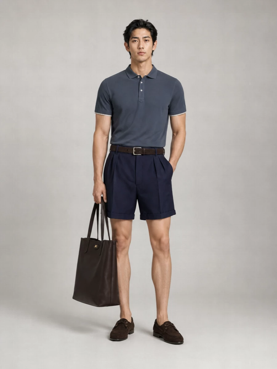 Bally Wool Blend Tailored Bermuda Shorts