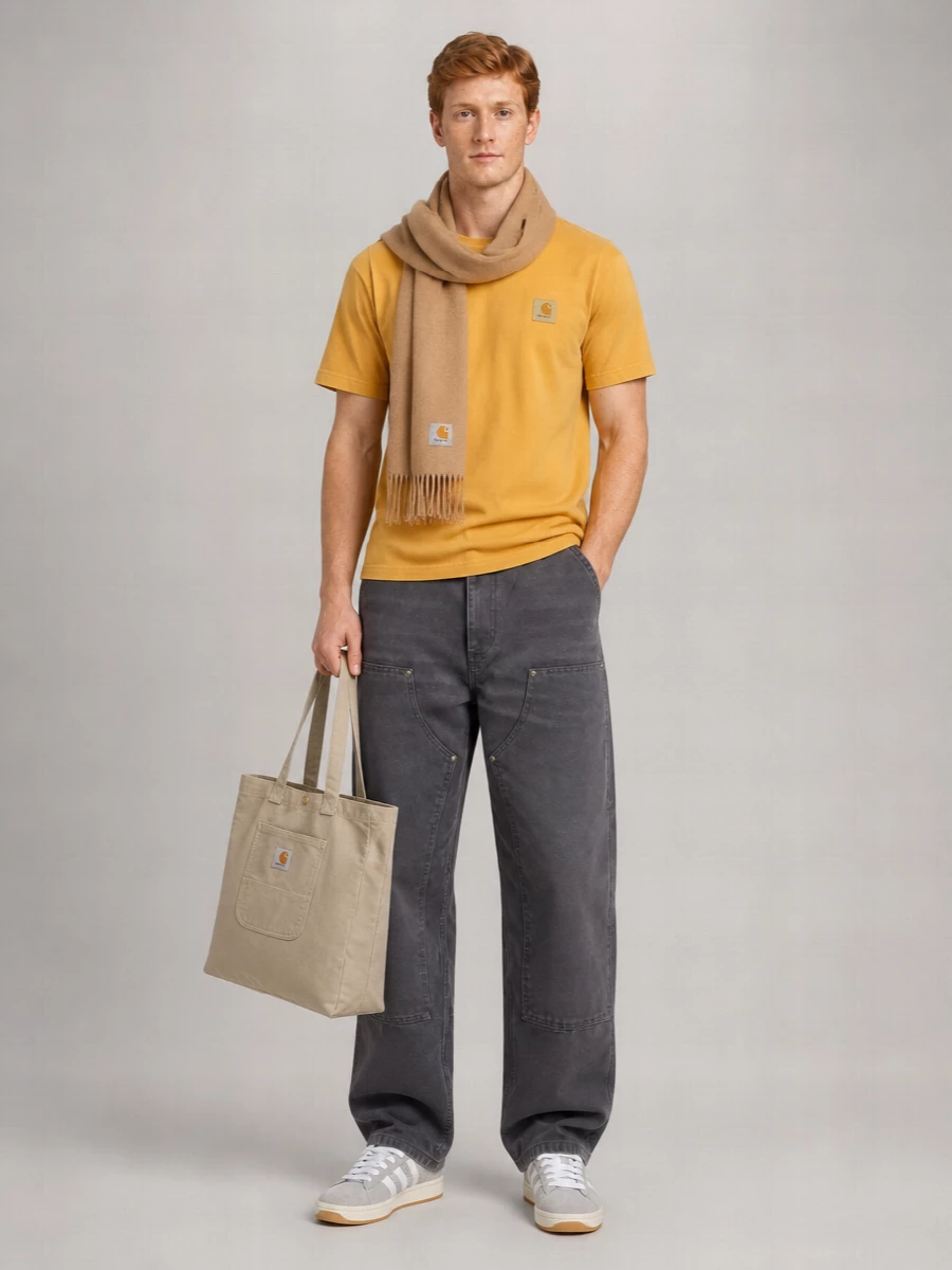 Carhartt Wip Cotton Ribbed Crew-Neck Short-Sleeve T-Shirt