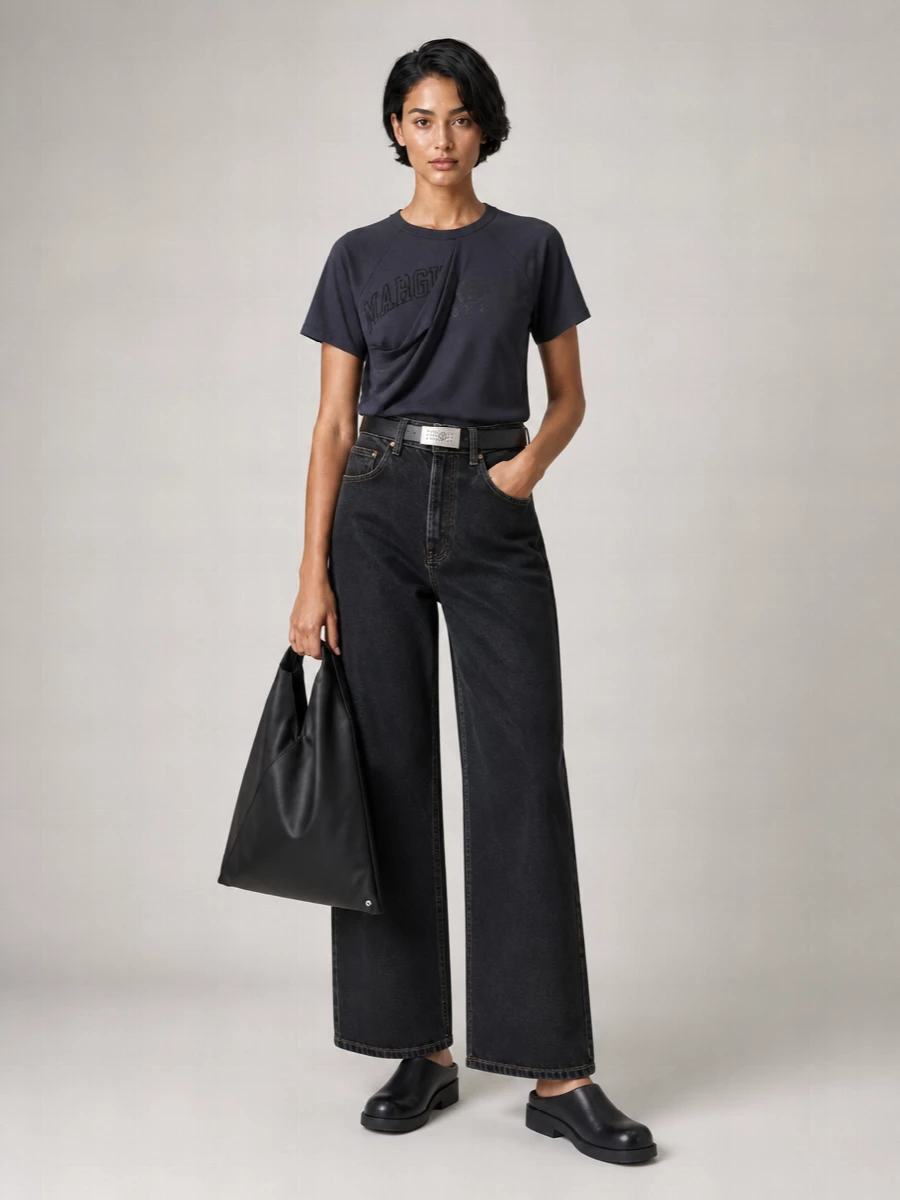 Mm6 Maison Margiela Printed Cotton Short-Sleeve T-Shirt