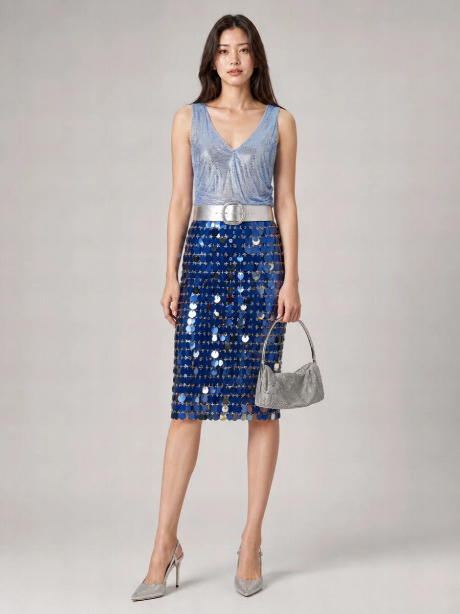 Giuseppe Di Morabito Feather-Trim Mesh Top