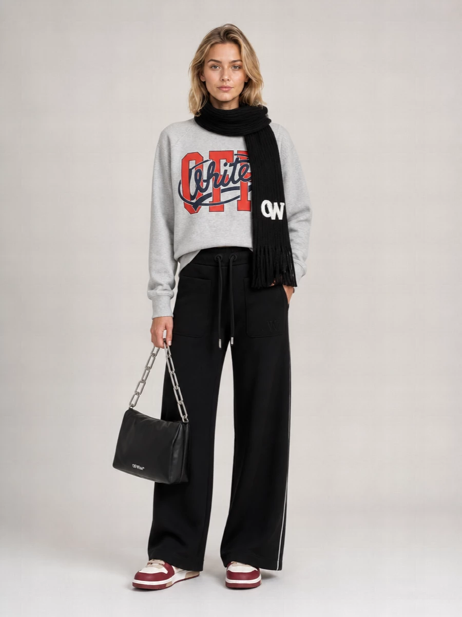 Off-White Jackhammer Leather Shoulder Bag