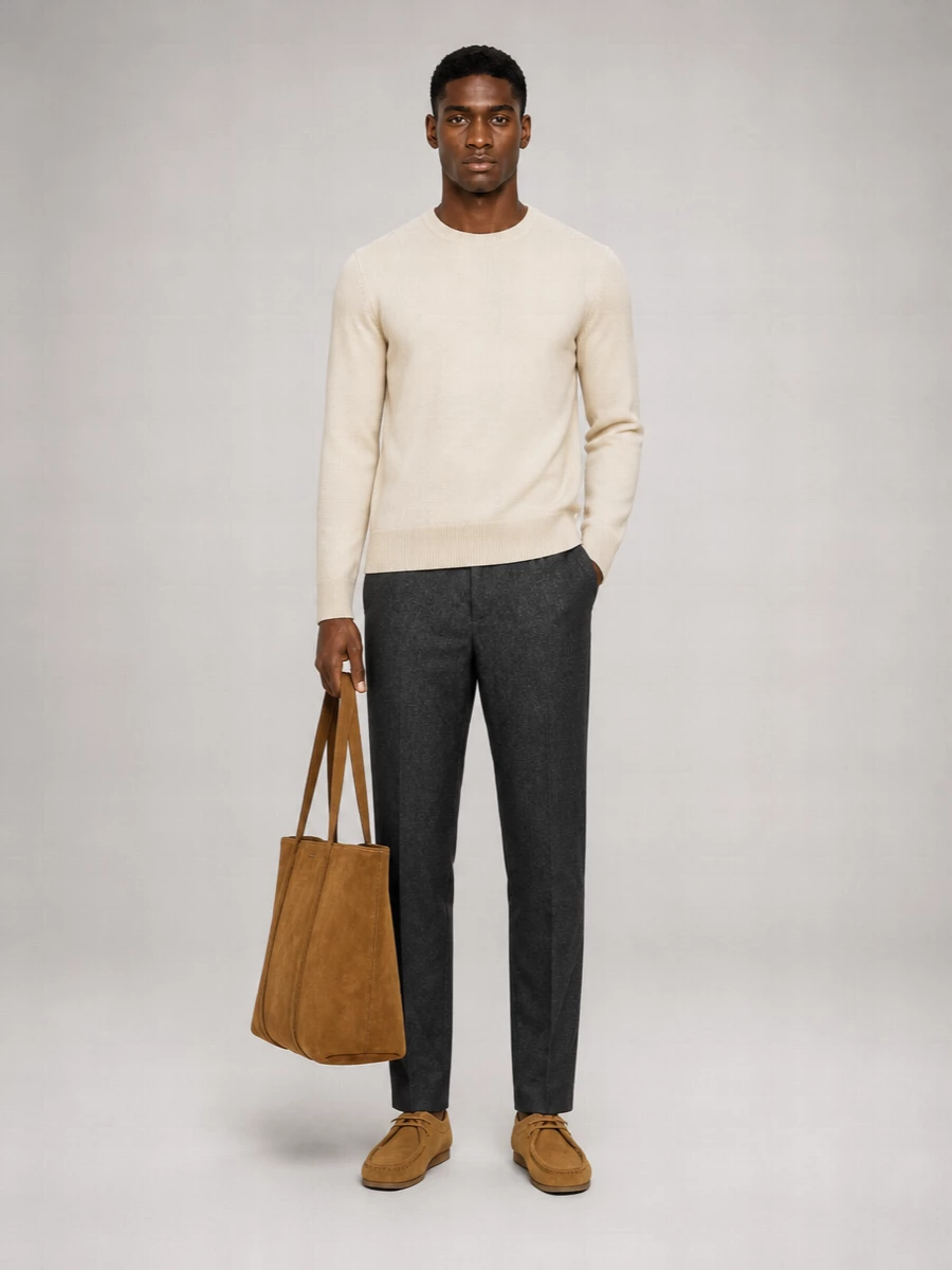 Jil Sander Suede Lace-Up Loafers