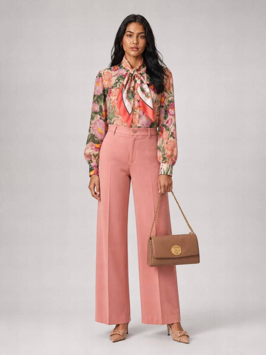 Chloé Silk Floral Print Blouse