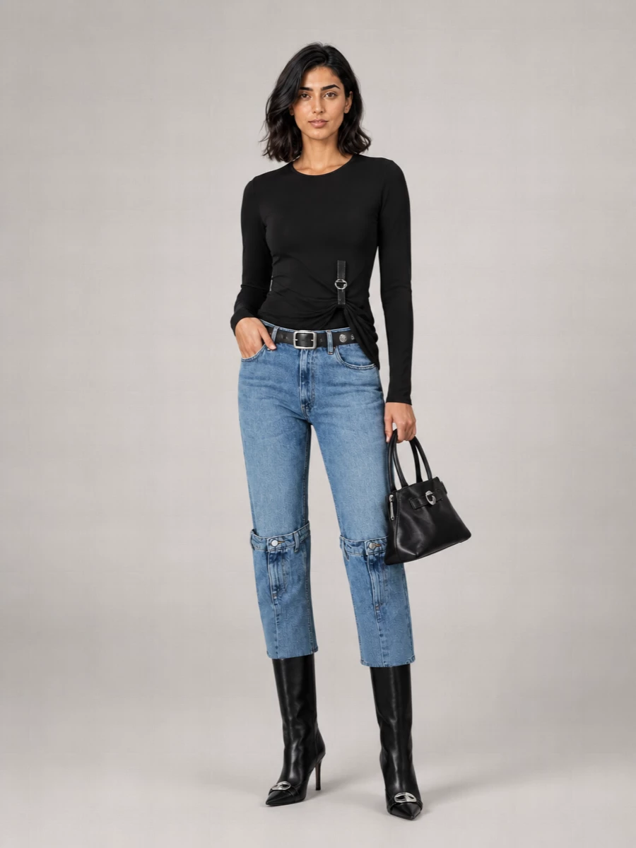 Coperni Denim Straight-Leg Jeans