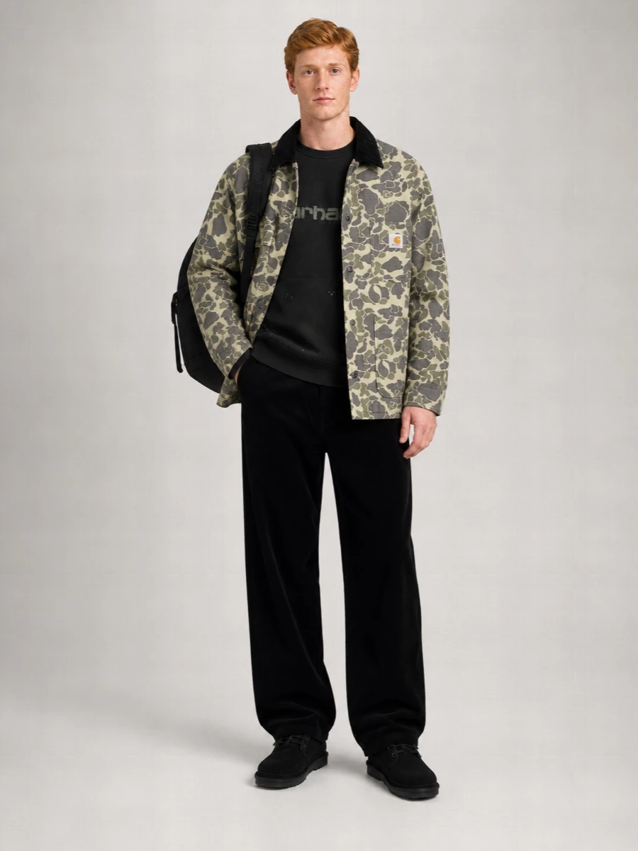Carhartt Wip Jacquard Single Breasted Coat