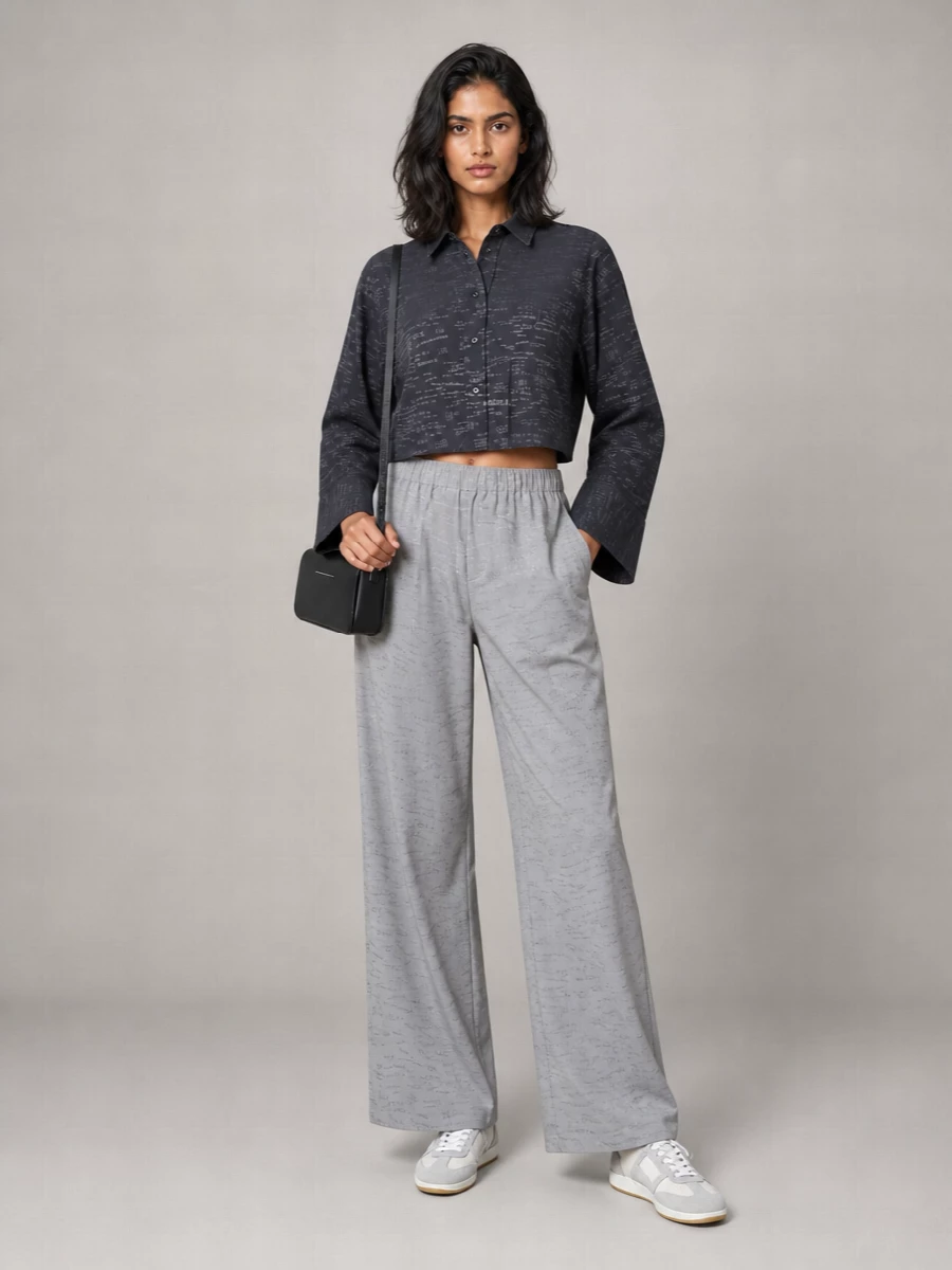 Mm6 Maison Margiela Wide-Leg Trousers