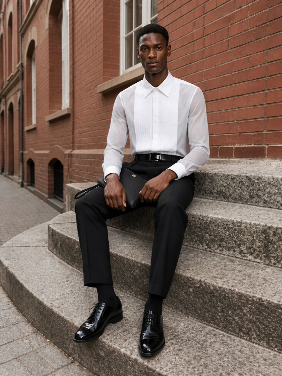 Giorgio armani tux trousers dolcegabbana derby