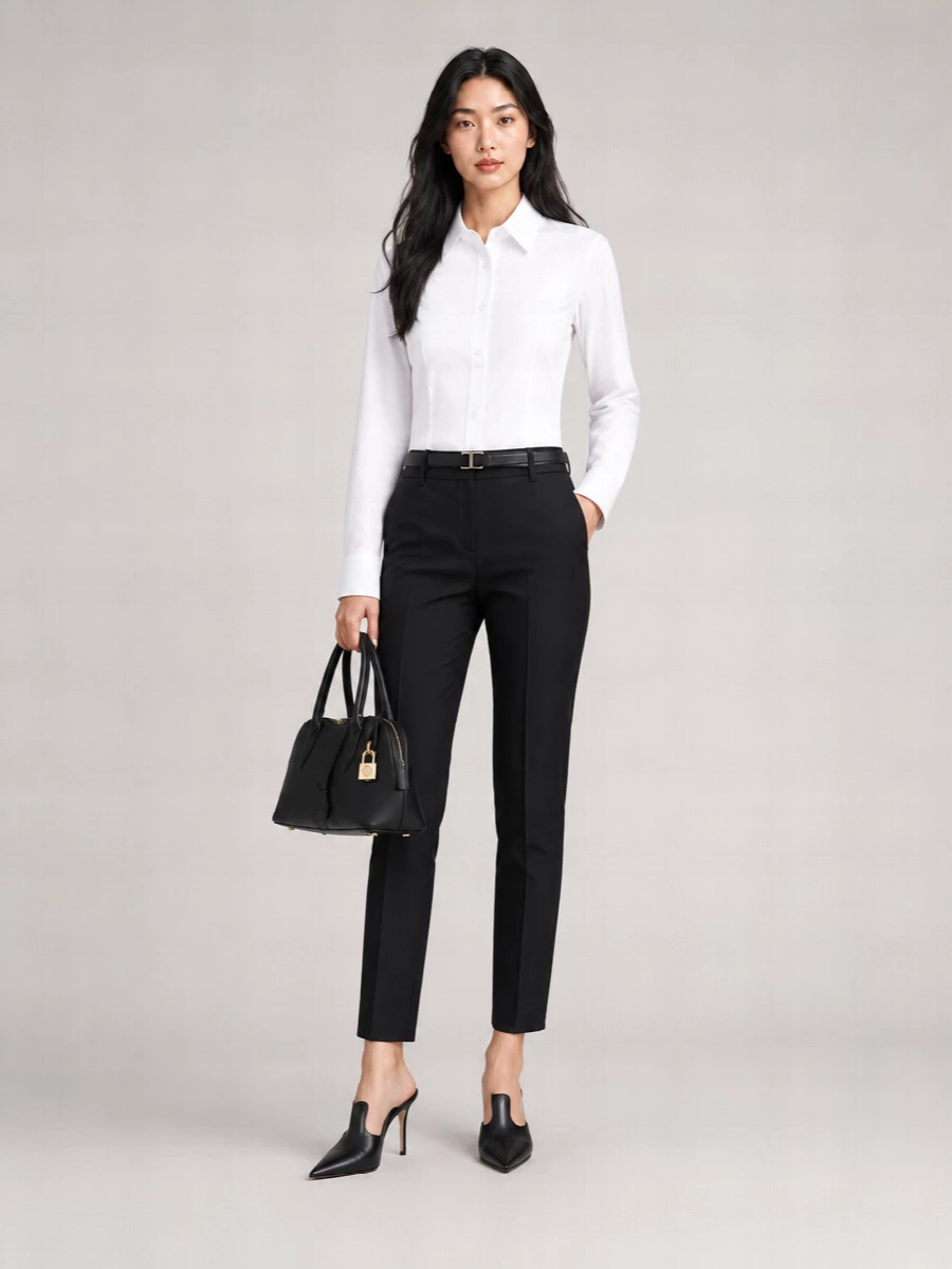 Sportmax Virgin Wool Tailored Trousers
