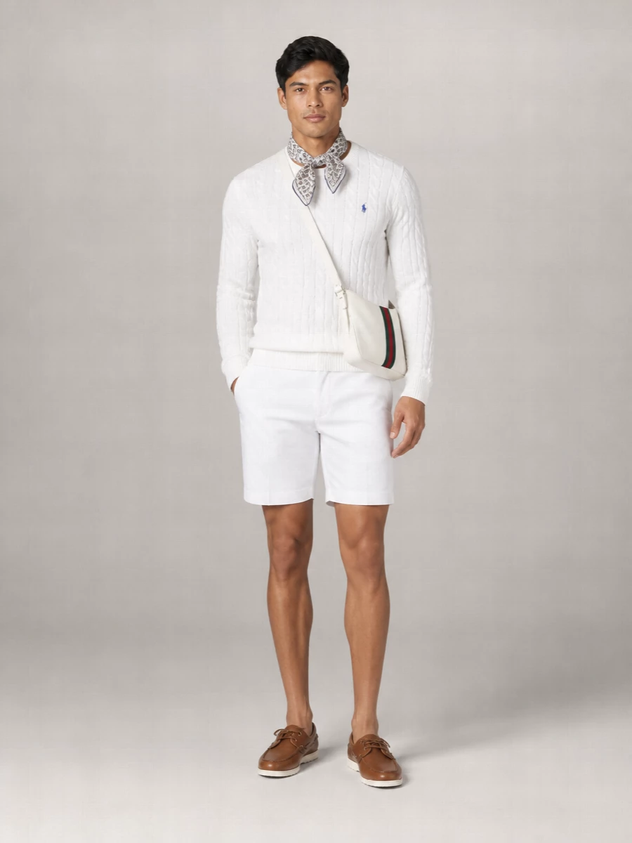Polo Ralph Lauren Cable-Knit Regular-Fit Cotton Sweater