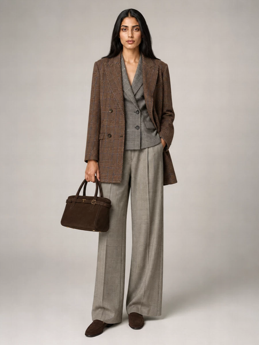 Le Sully Studio wool double-breasted blazer