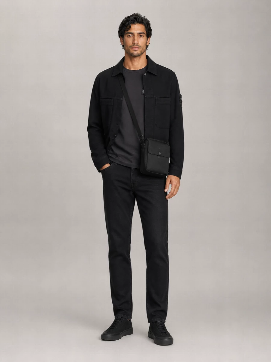 Stone Island Cotton Single Breasted Coat