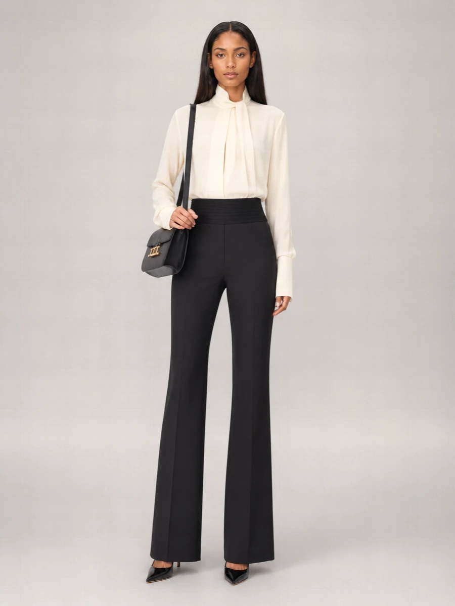 Tom Ford Virgin Wool Flared Trousers