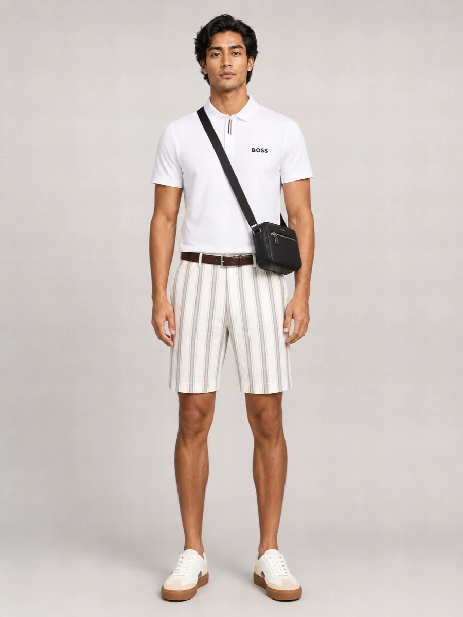 Boss Cotton Short-Sleeve Polo Shirt