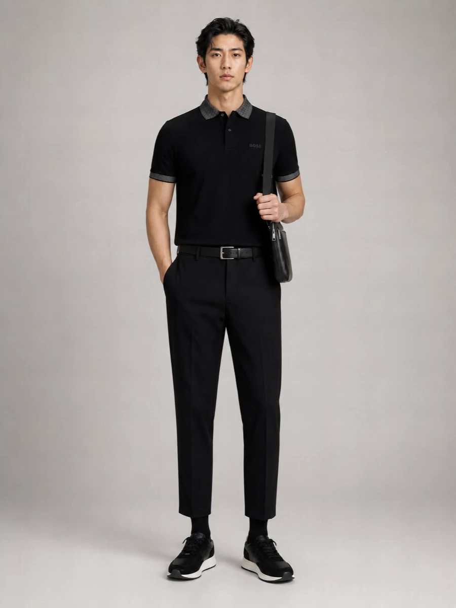 Boss Calfskin Low-Top Sneakers