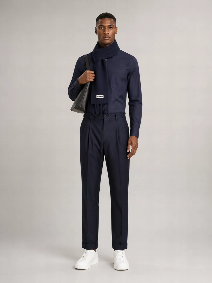 Comme des Garçons pinstripe wool shirt