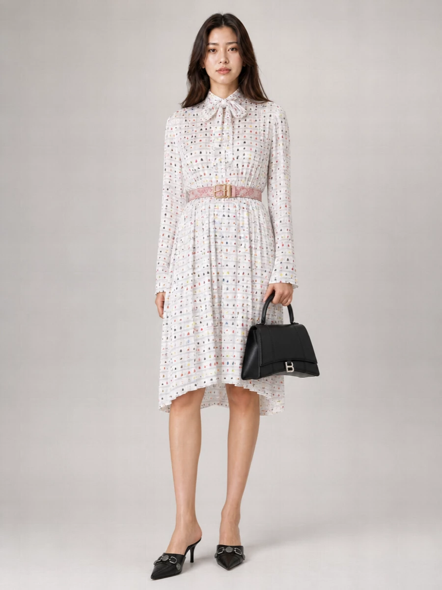 Dolce&Gabbana Leather Canvas Embroidered Belt