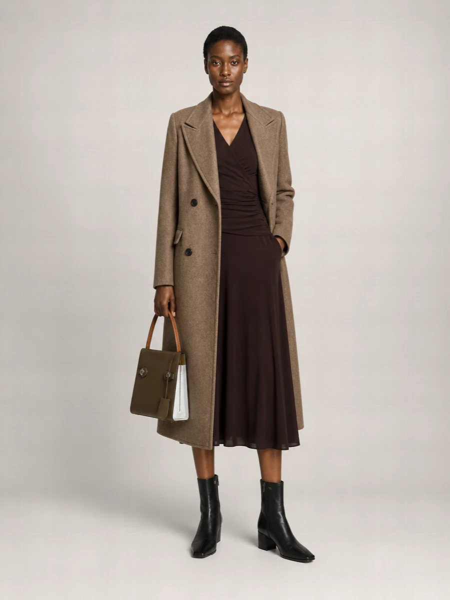 Tory Burch wool double-breasted coat