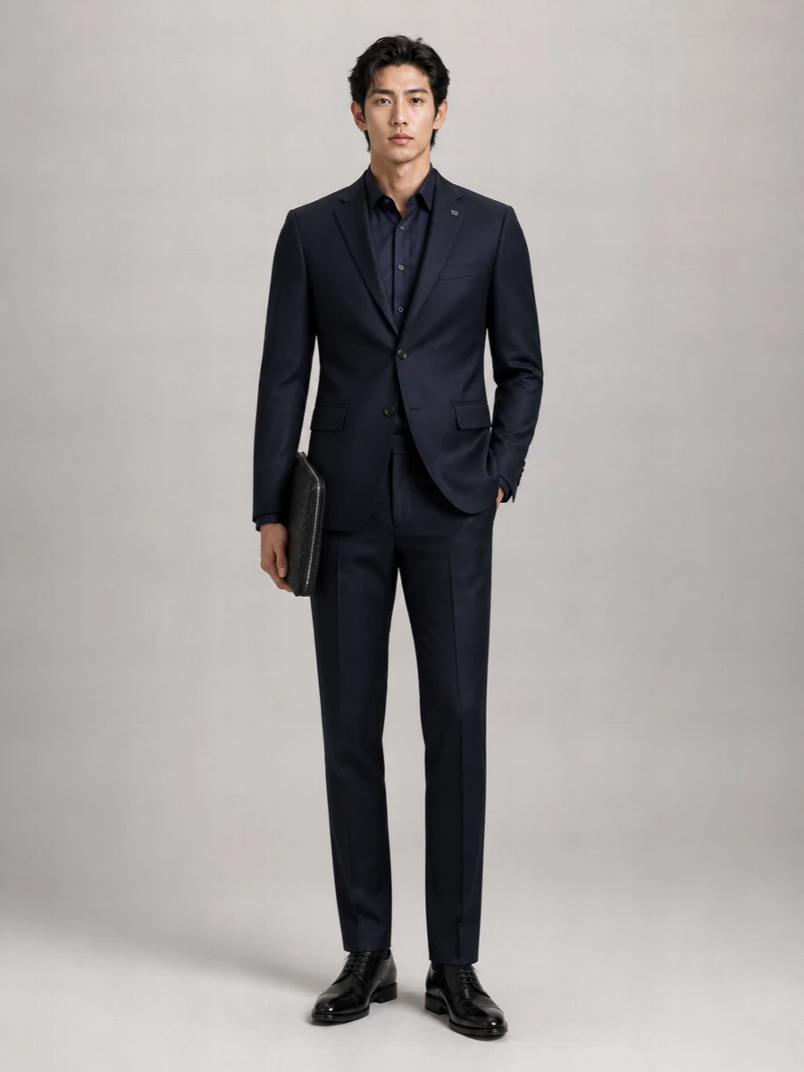 Pal Zileri Wool Single Breasted Coat