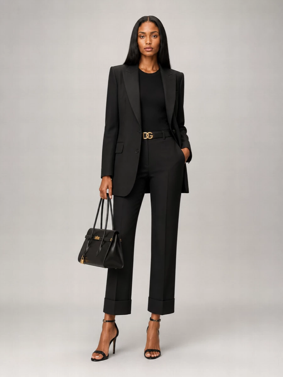 Dolce&Gabbana Virgin Wool Tailored Trousers