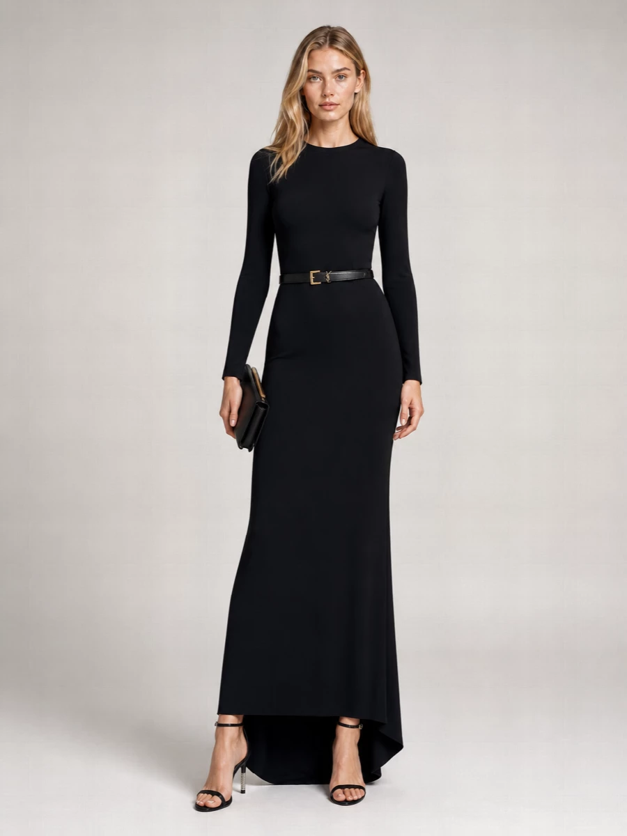 Gucci Crepe Maxi Dress