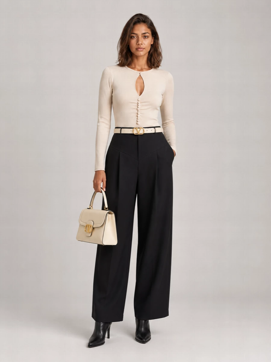 Isabel Marant Cutout Crew-Neck Blouse
