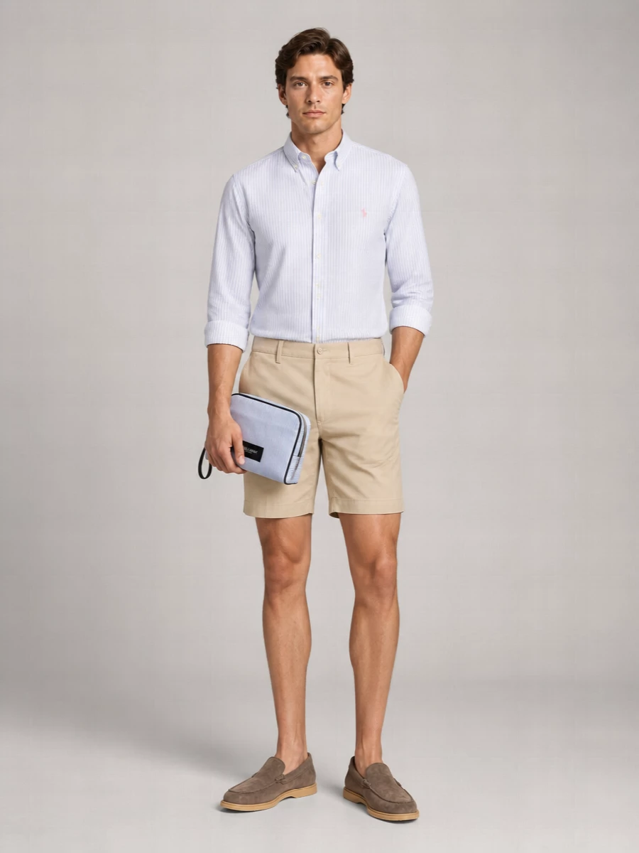 Polo Ralph Lauren Linen Logo-Print Shirt