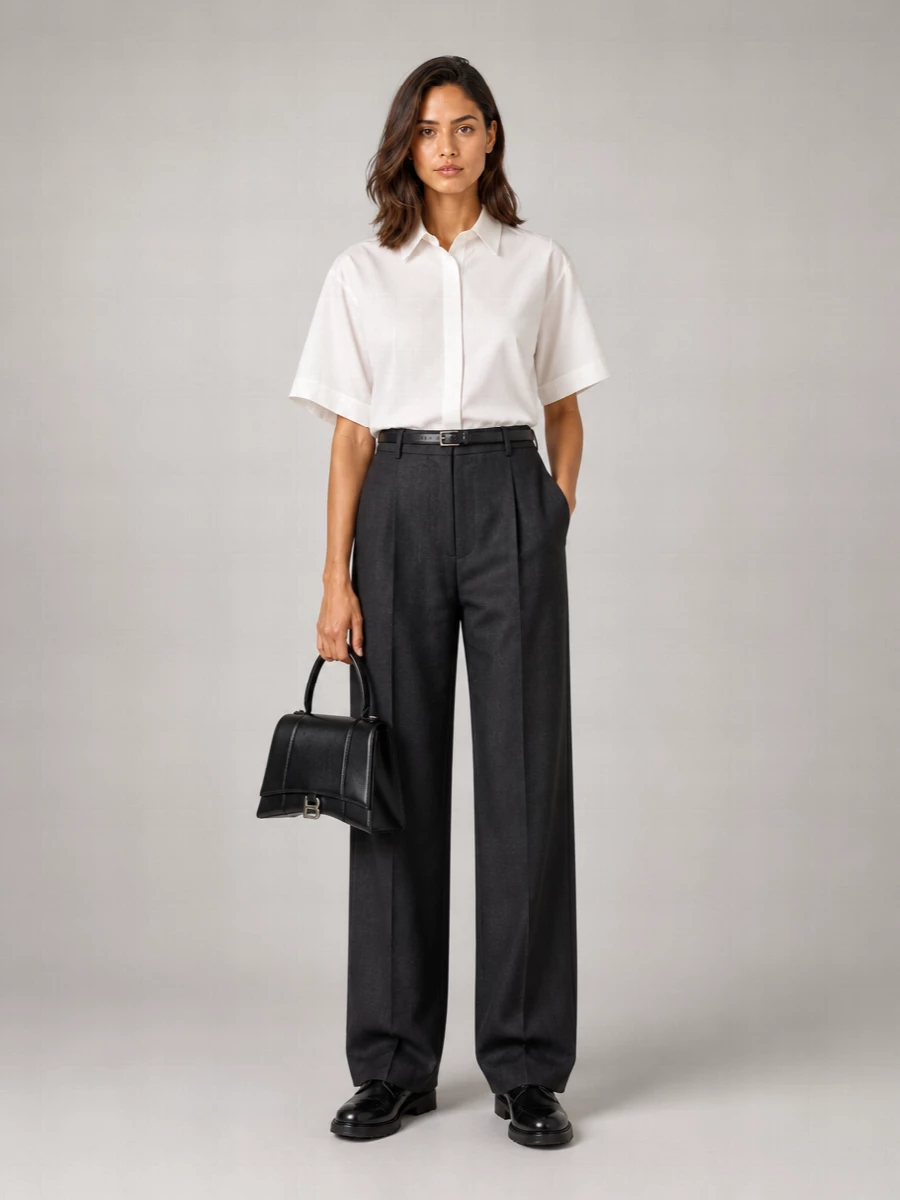 Balenciaga Oversized Cotton Shirt