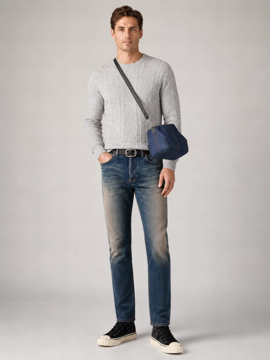 Christian Dior Leather Sangle Belt
