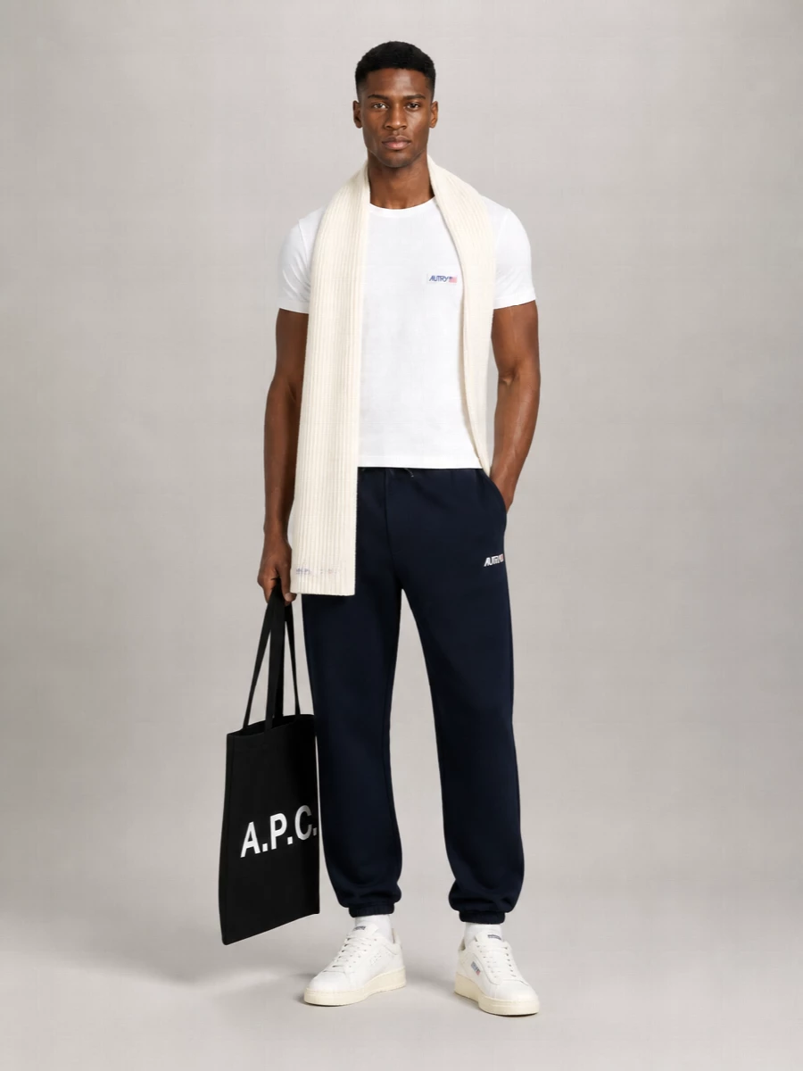 A.p.c. Canvas Logo-Print Tote Bag