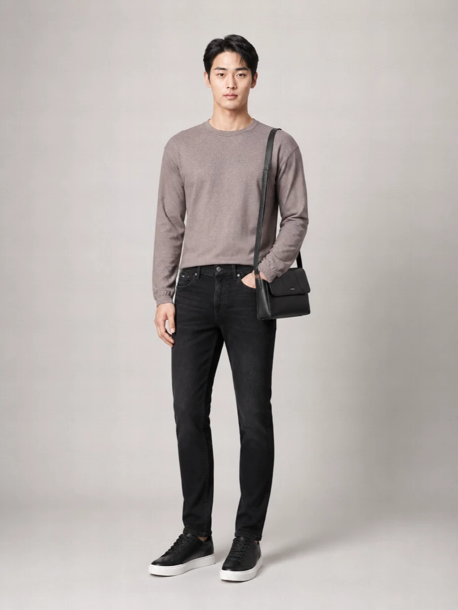 Calvin Klein Brushed Logo Sweatshirt