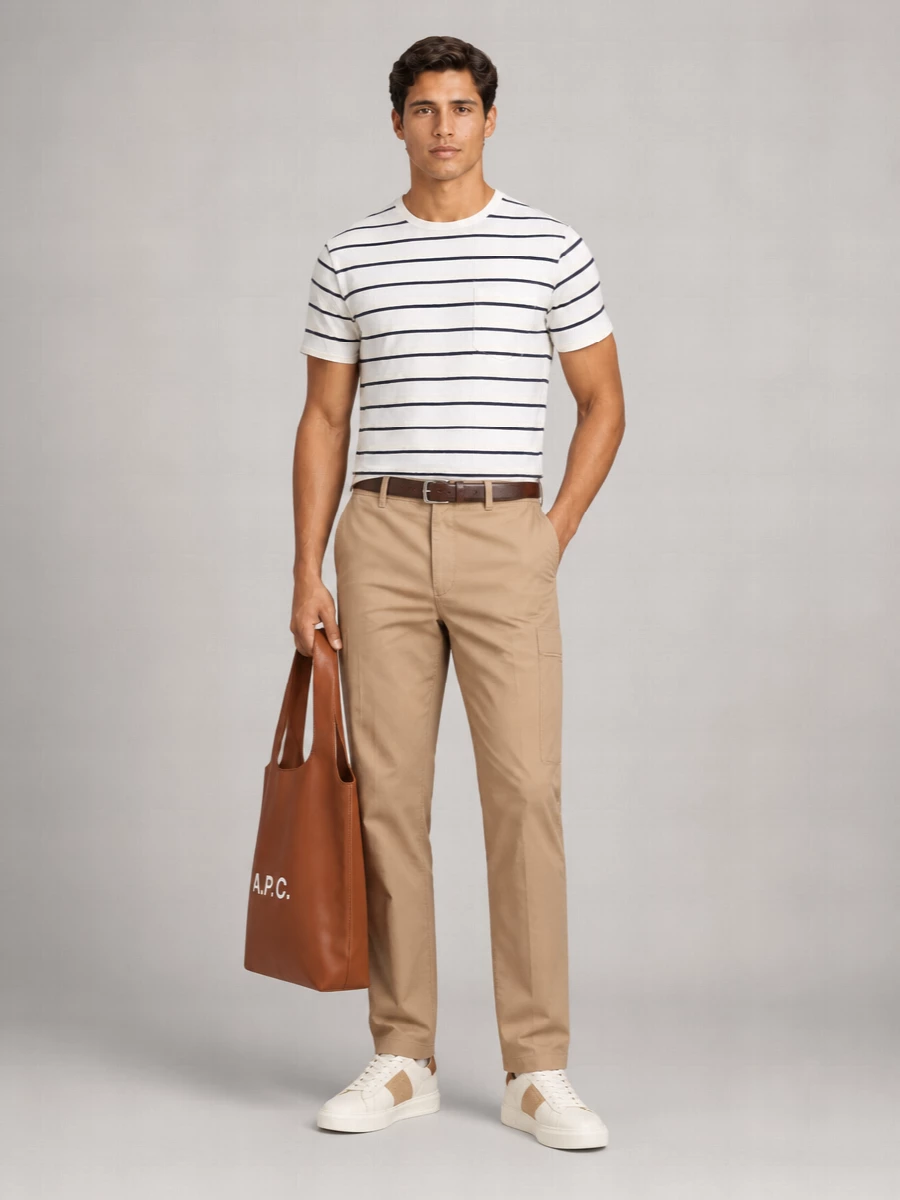 Beams Plus Cotton Cargo Trousers