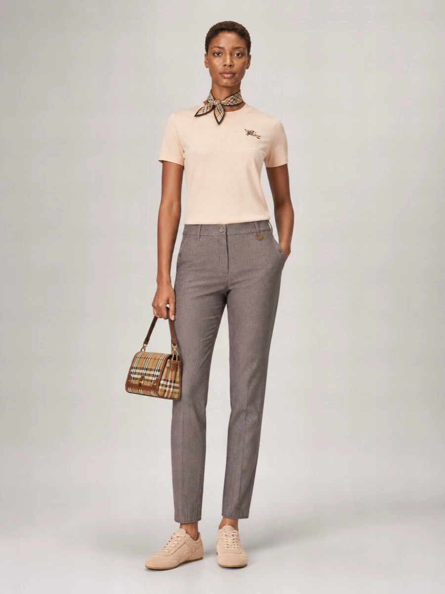 Burberry Cotton Crew-Neck T-Shirt