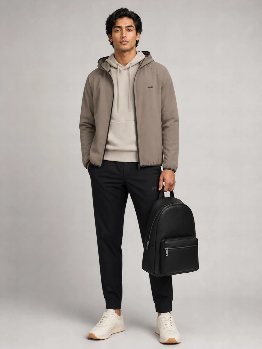 Boss Hooded Lightweight Jacket